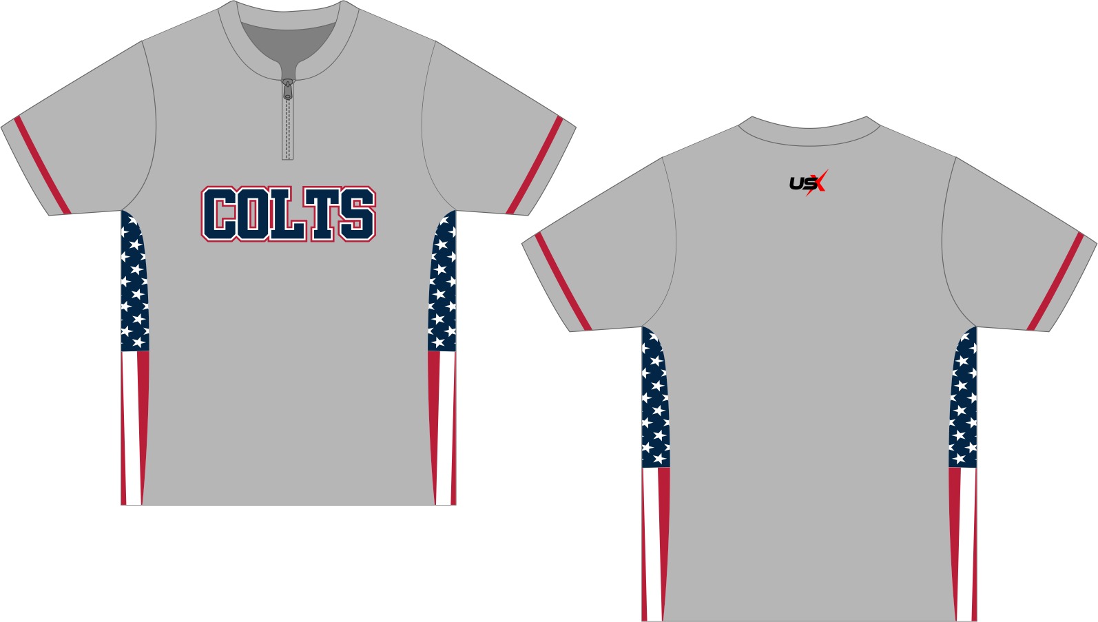 Colts Cage Jacket Grey