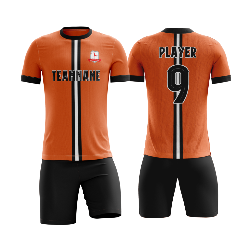 Orange Line Pro Soccer Uniform