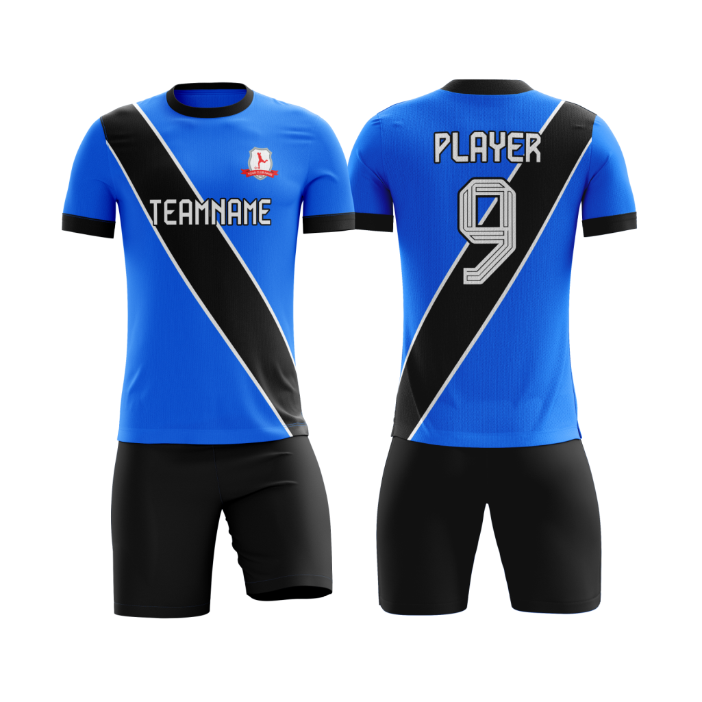 Royal Diagonal Soccer Uniform