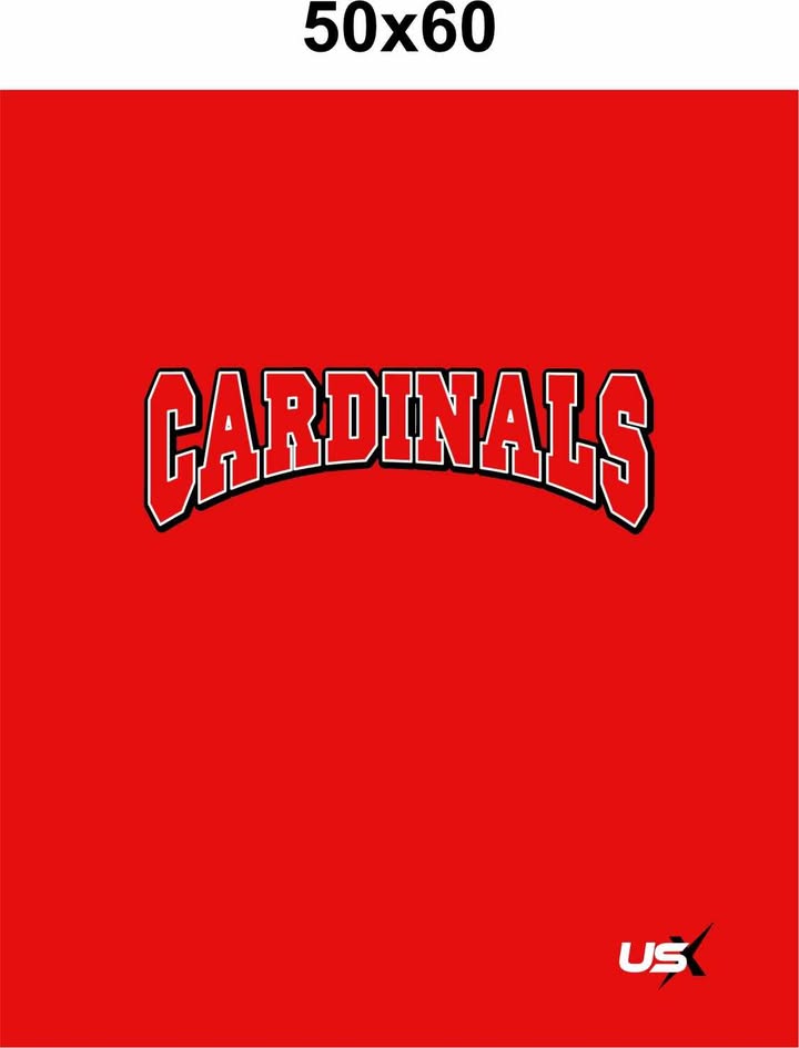 Cardinals Blanket Red 50X60