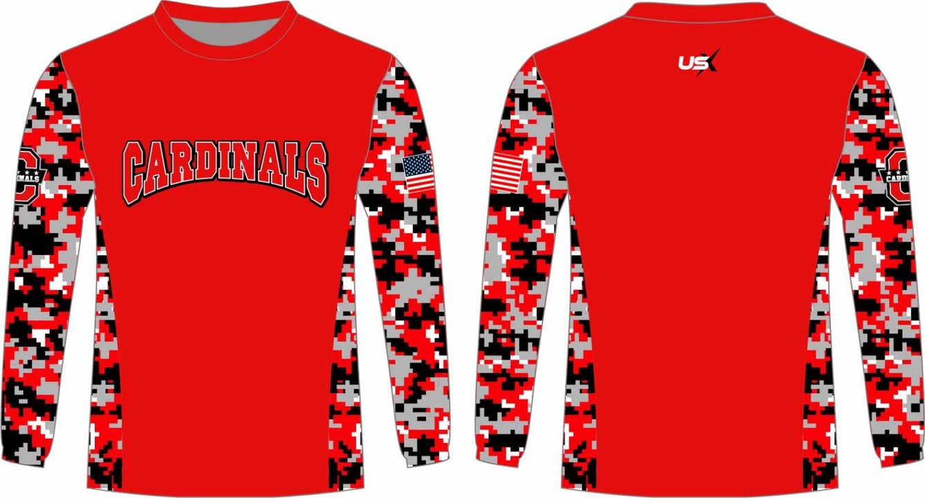 Cardinals Long Sleeve Shirt Red