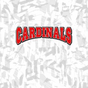 Cardinals Blanket White 50X60