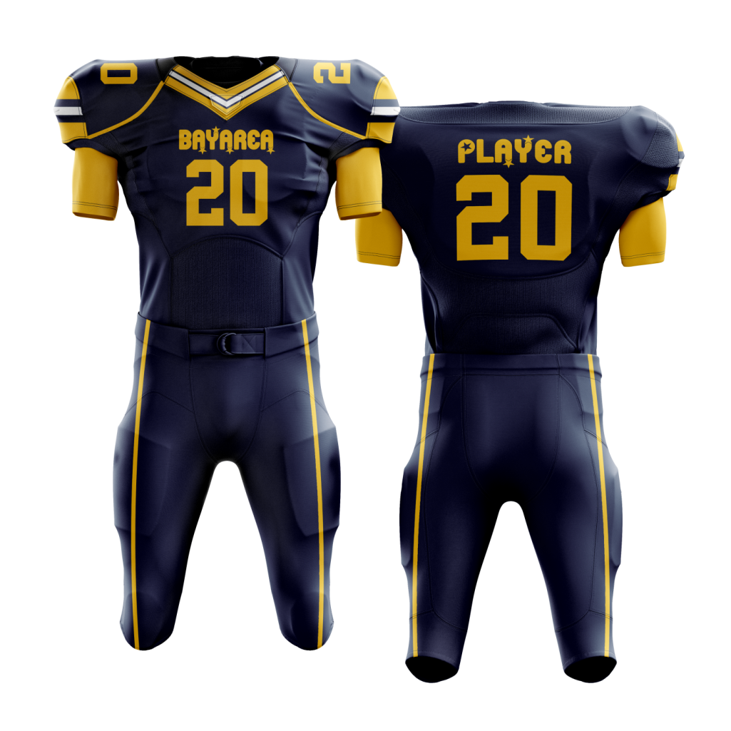 Midnight Gold Football Uniform