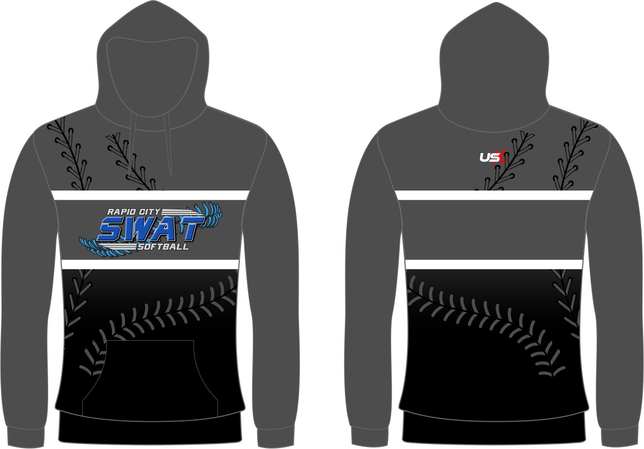 Swat Long Sleeve Hoodie Gray