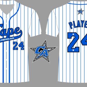 All Star Button Down Jersey White