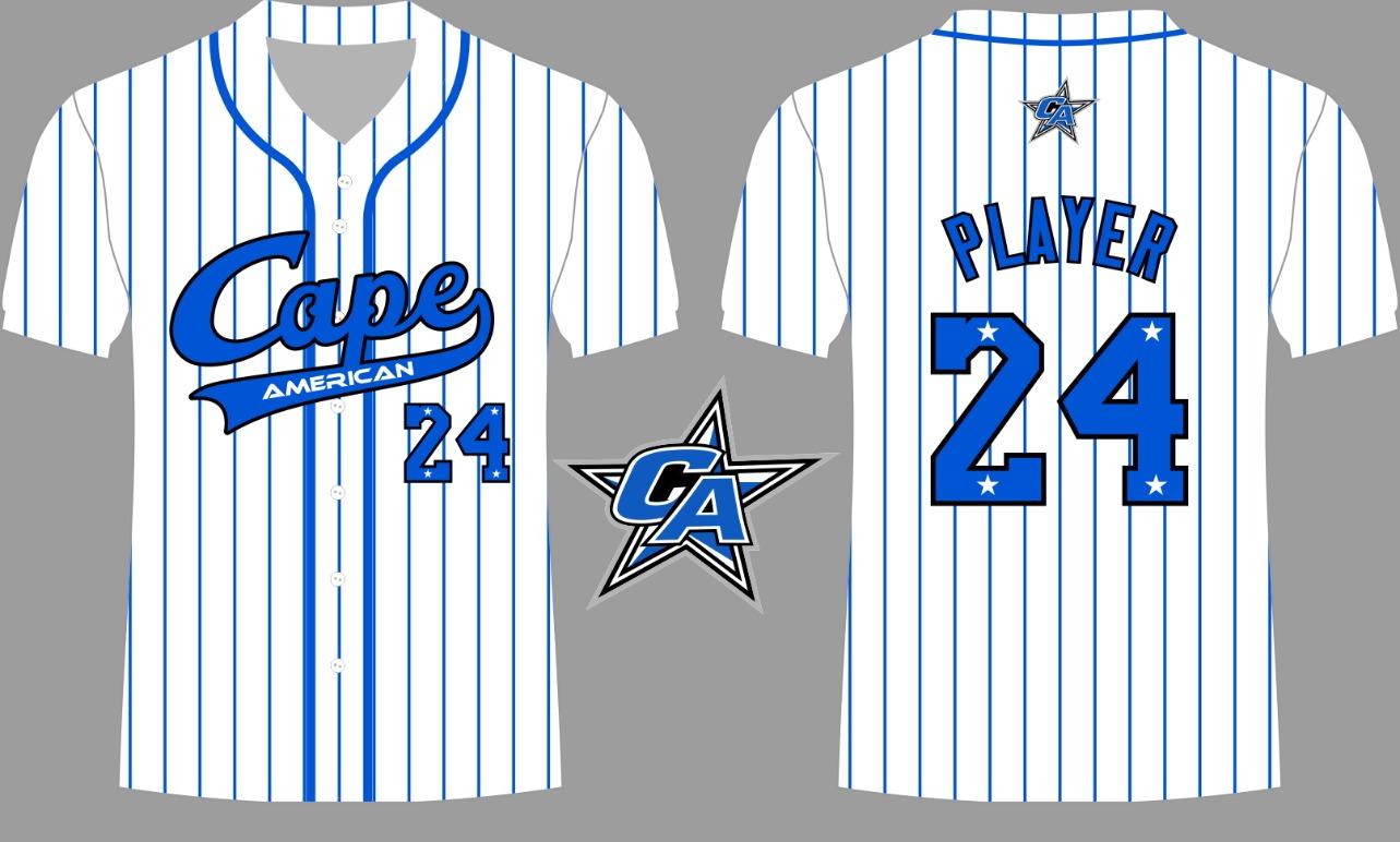 All Star Button Down Jersey White