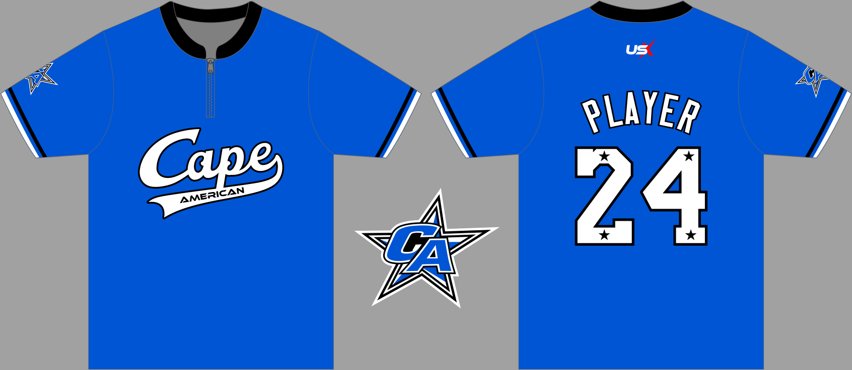 All Star Cage Jacket Blue