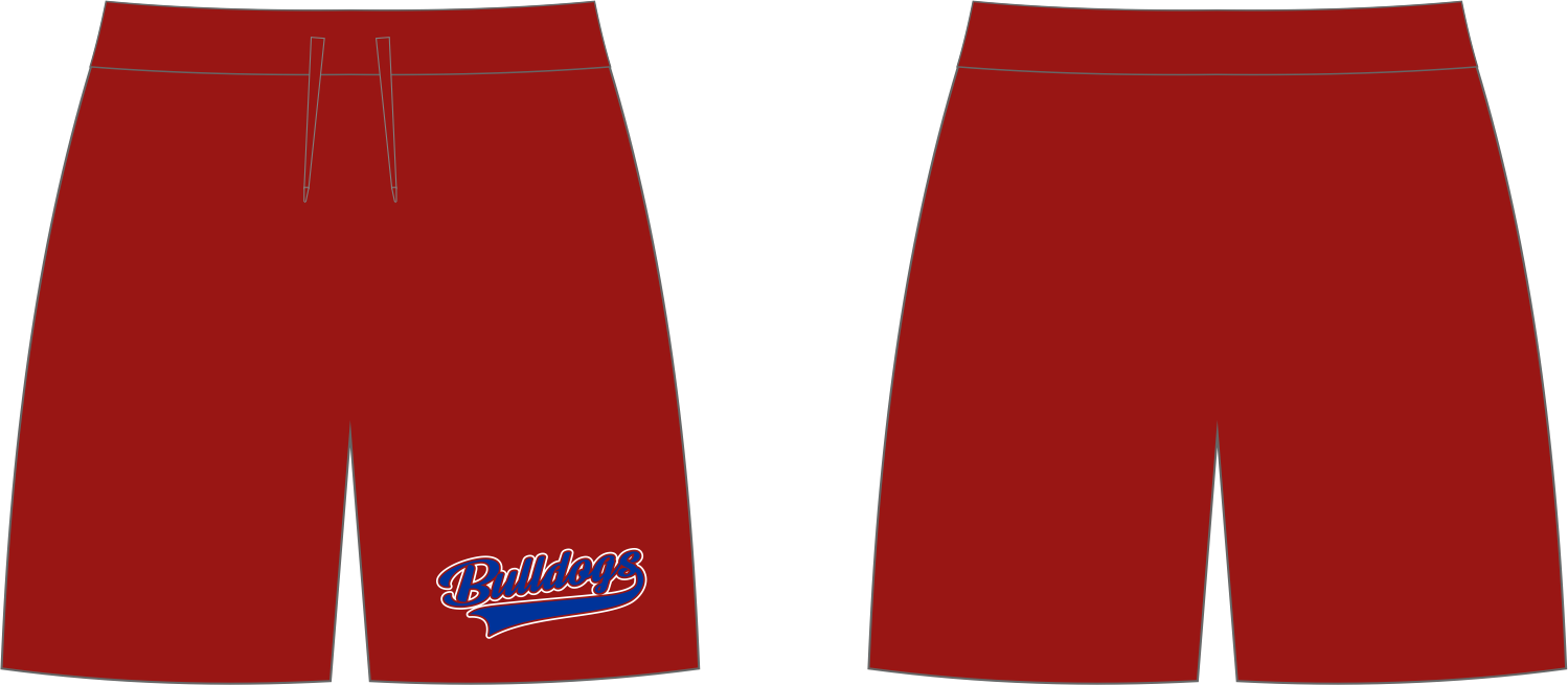 Bulldogs Shorts Red