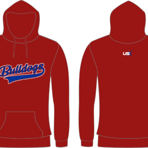 Bulldogs Hoodie Red