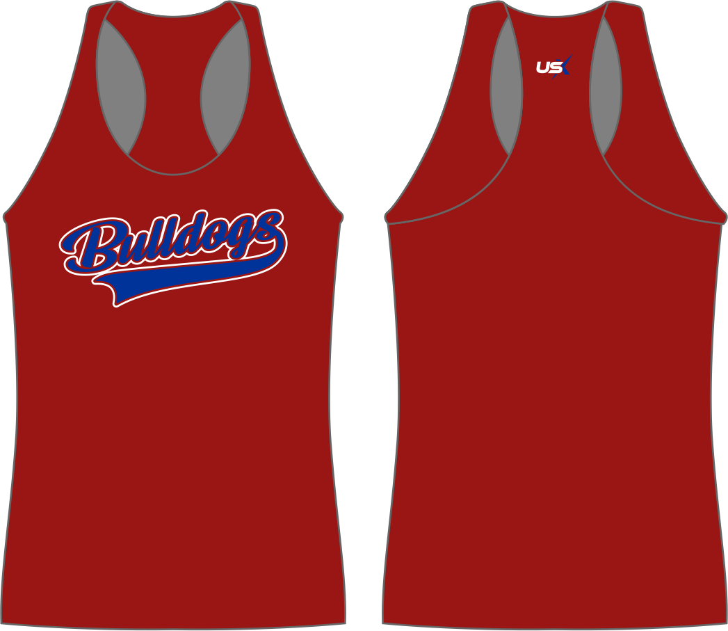 Bulldogs Tank Top Red