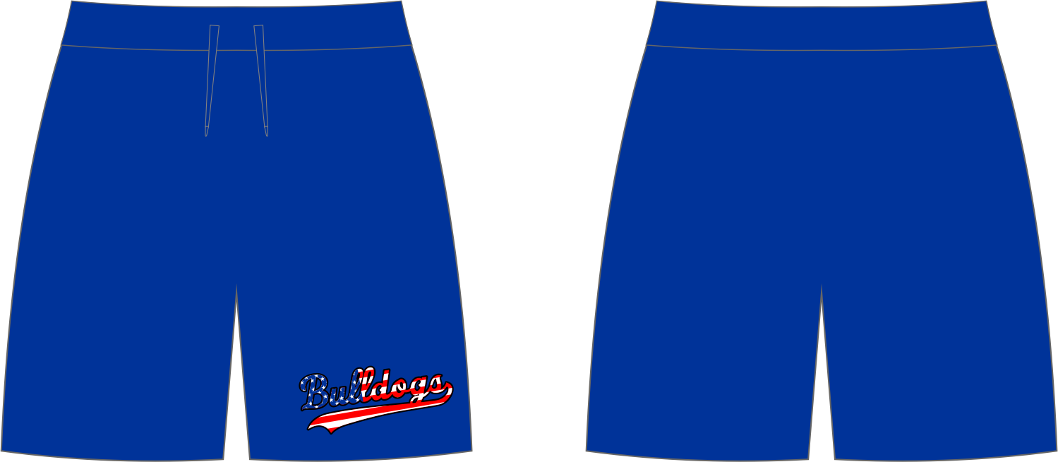 Bulldogs Shorts Blue
