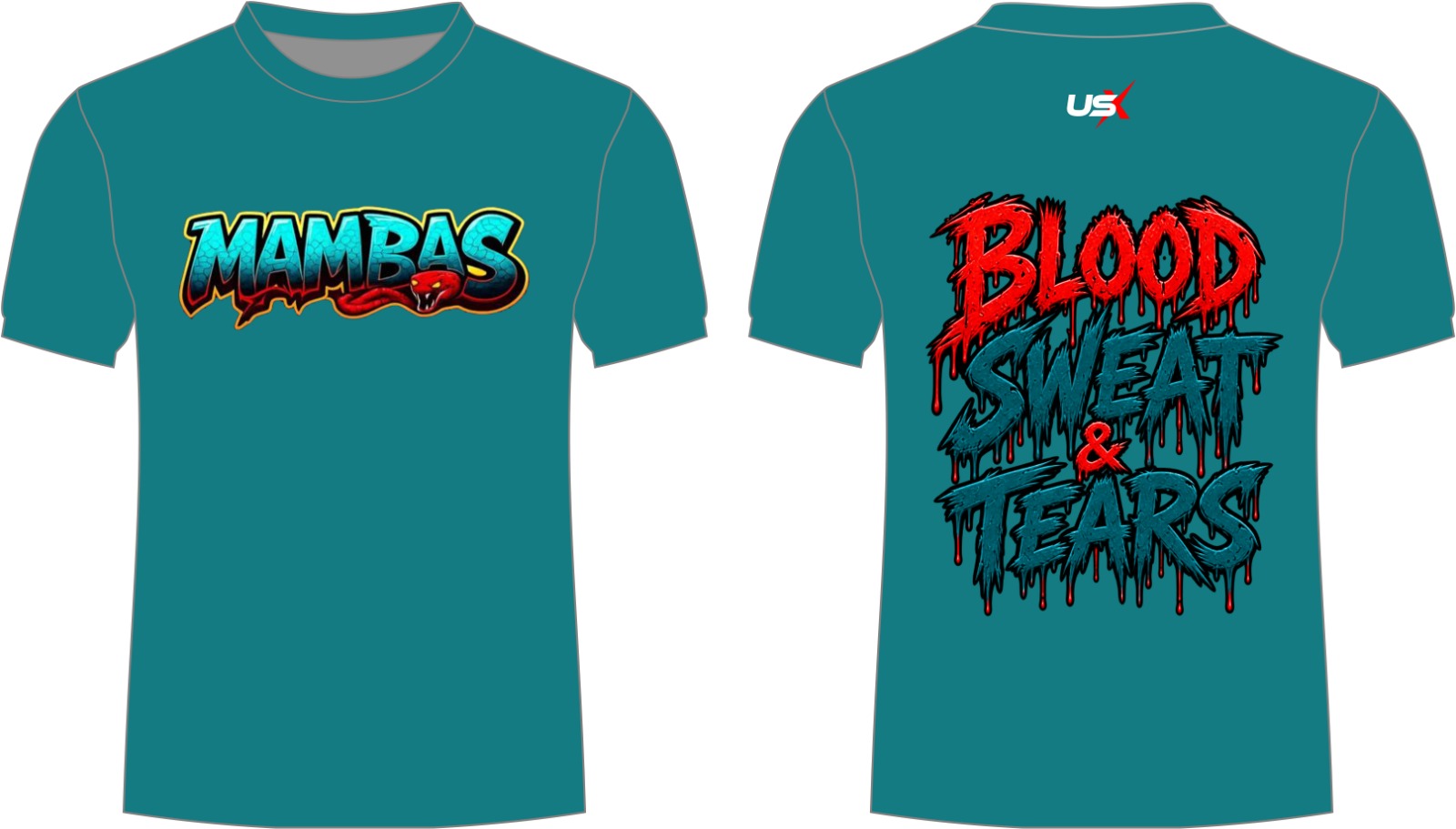 Mambas Dri fit Shirt Teal