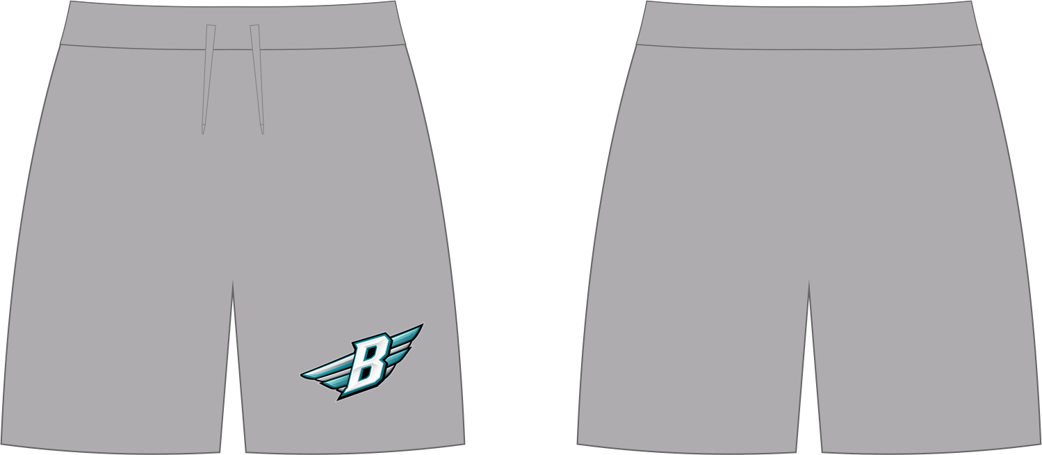 Bombers Shorts Grey