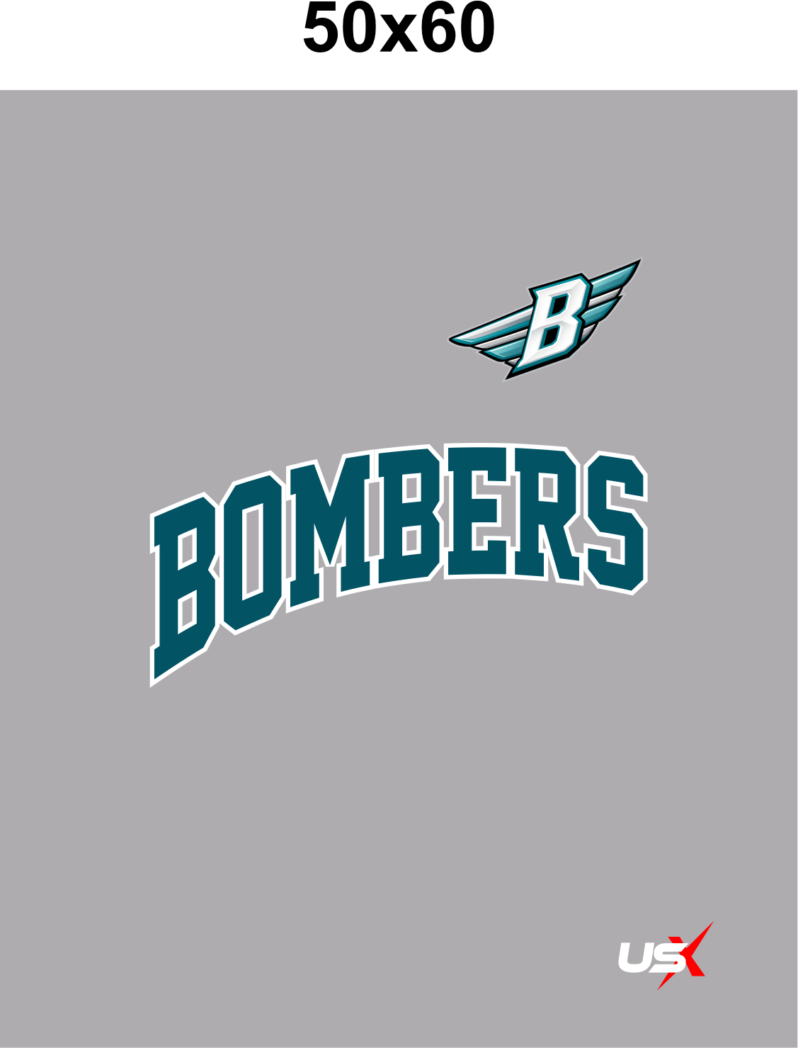 Bombers Blanket Grey