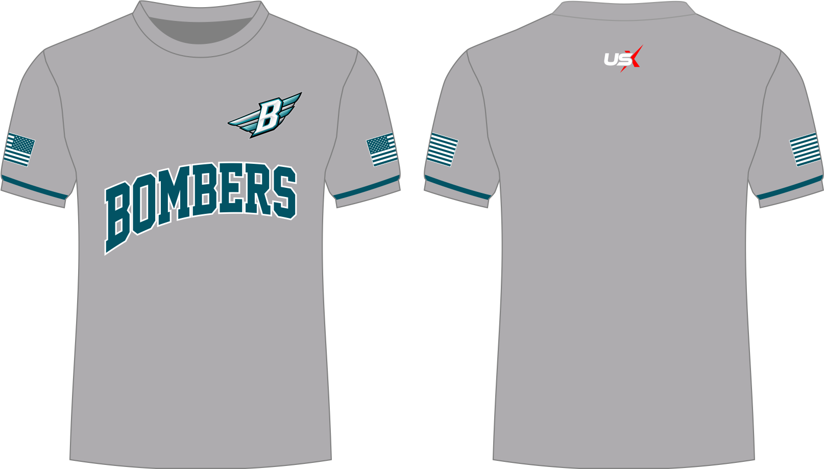 Bombers Dri fit Shirt Grey