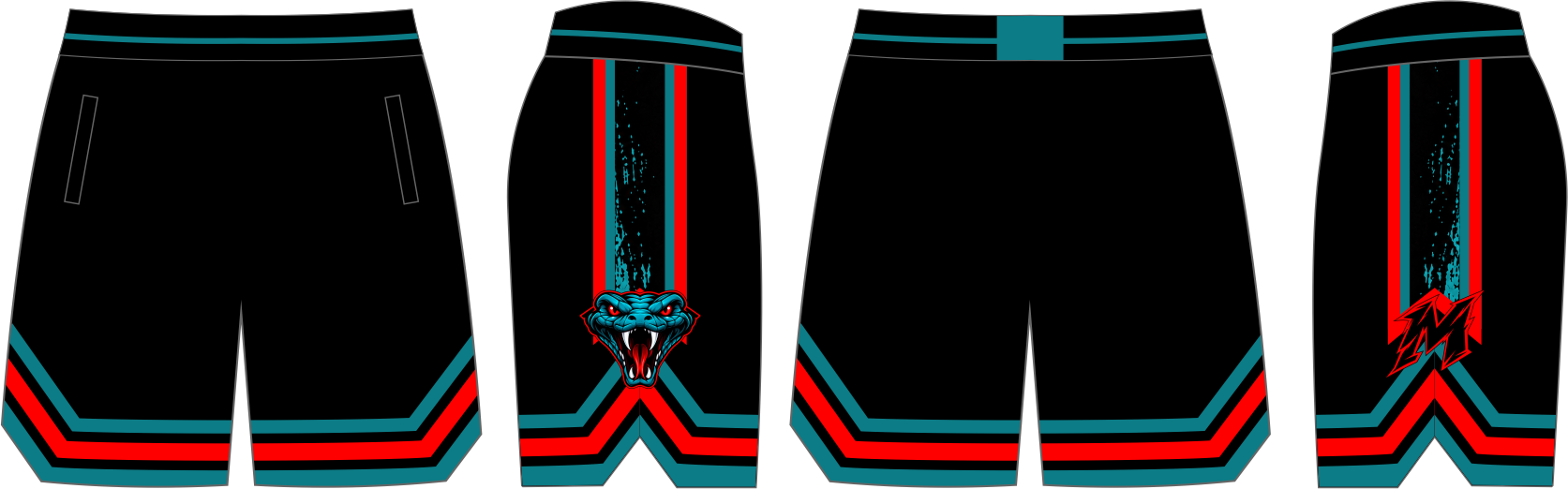 Mambas Pocket Shorts Black