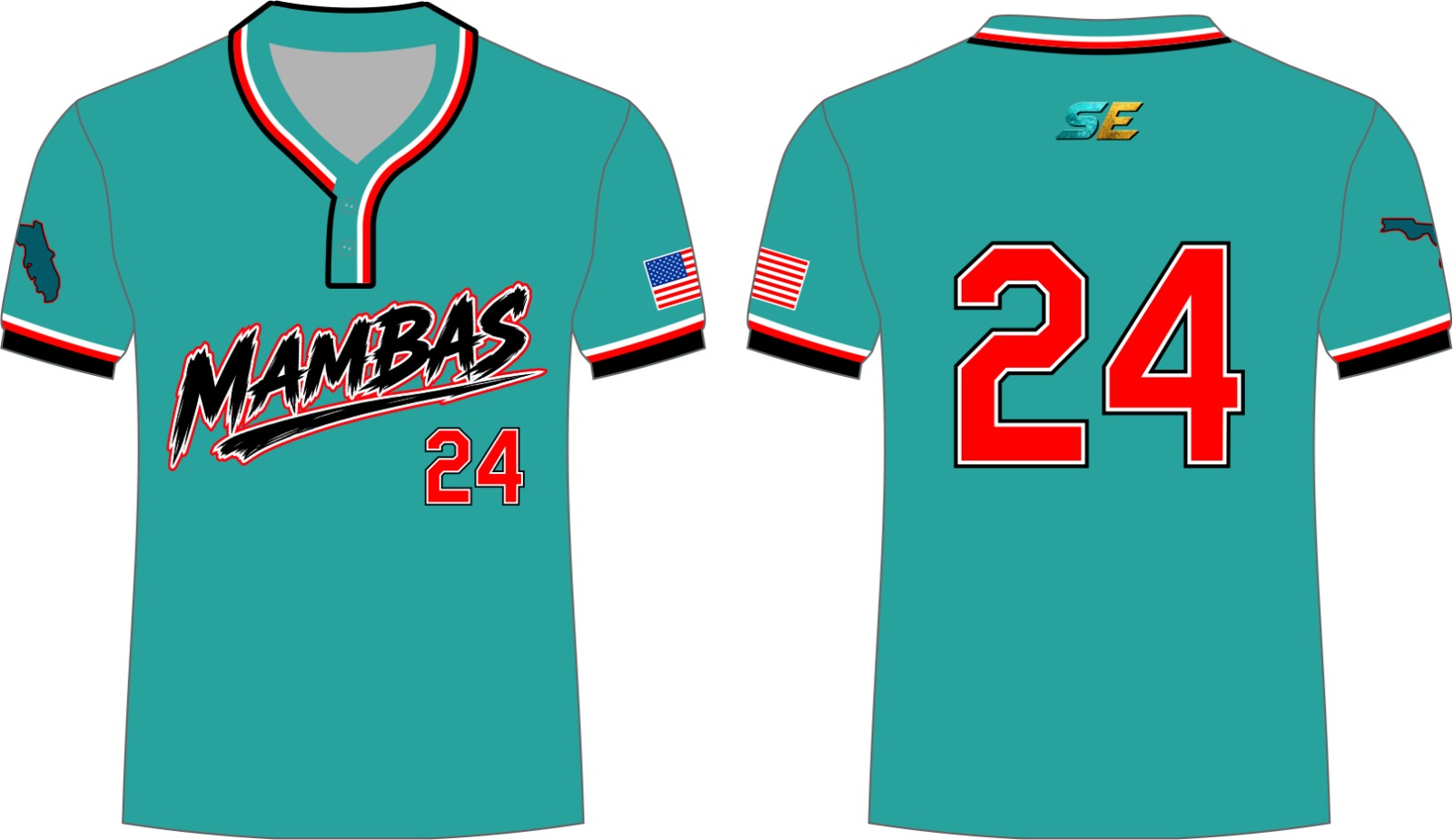 Mambas 2 Buttons Jersey