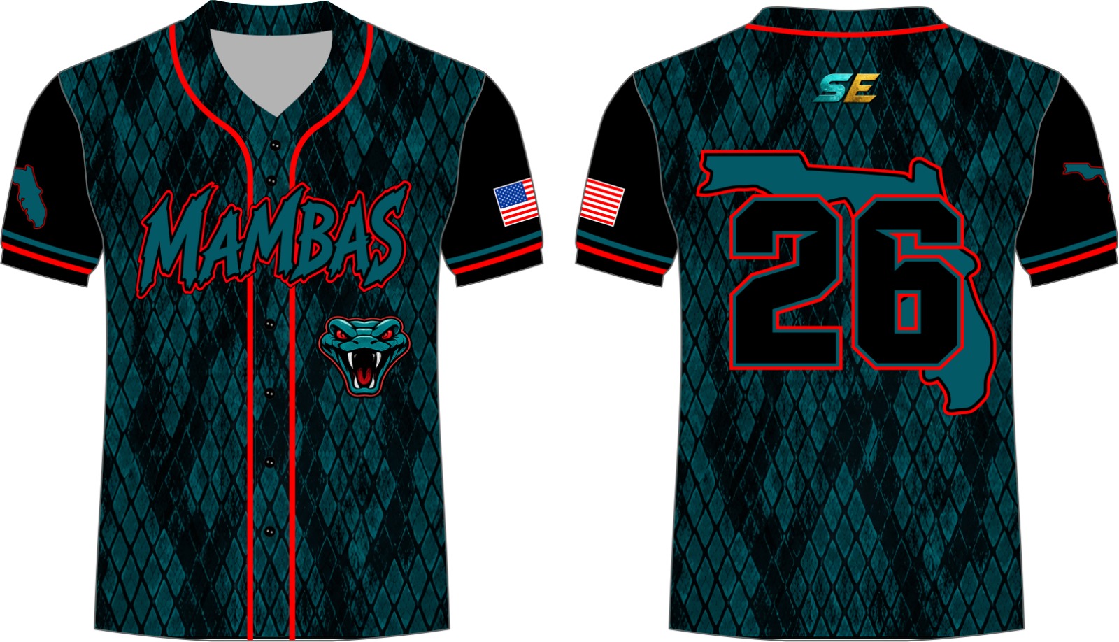 Mambas Button Down Jersey