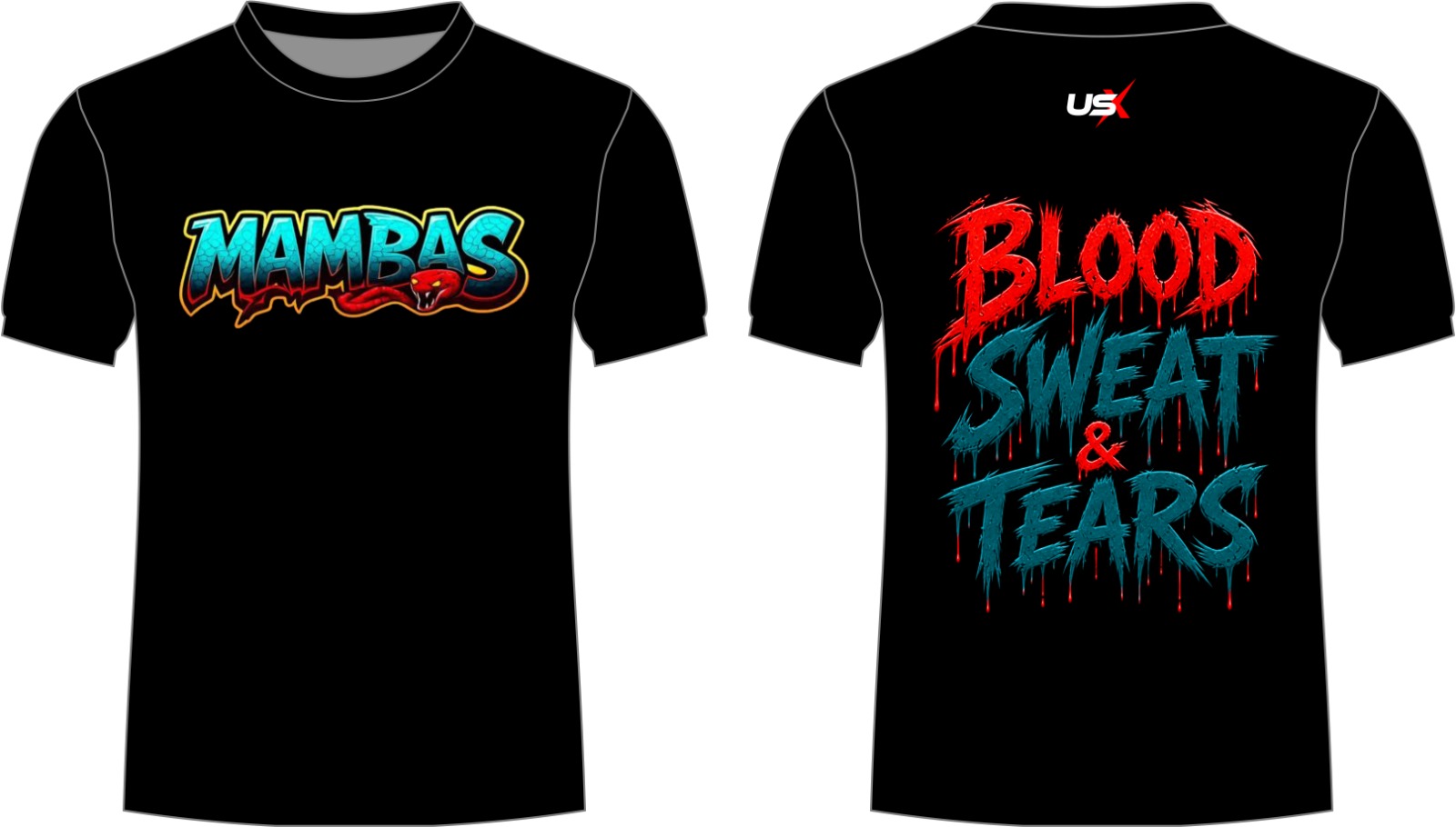 Mambas Dri fit Shirt Black